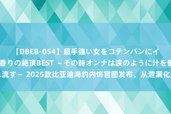 【DBEB-054】超手強い女をコテンパンにイカせまくる！危険な香りの絶頂BEST ～その時オンナは涙のように汁を垂れ流す～ 2025款比亚迪海豹内饰官图发布，从泄漏化立场搬动为更传统的家用立场